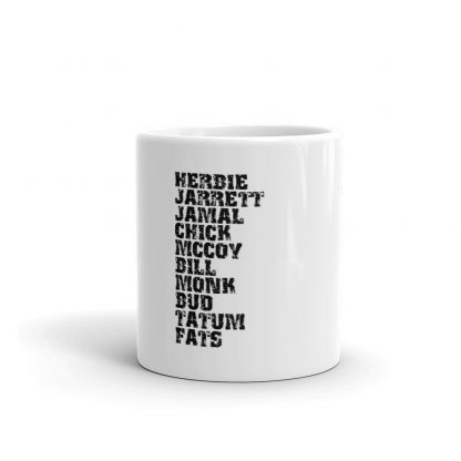 Influential Jazz Pianists List Mug - Image 2