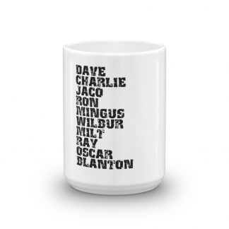 Influential Jazz Bassists List Mug