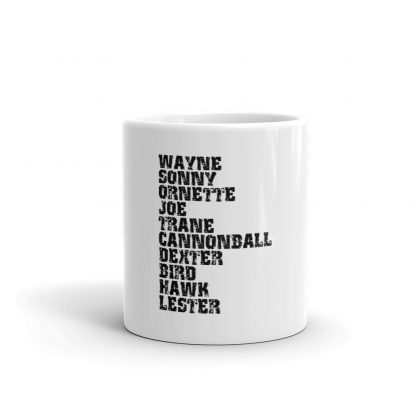 Influential Jazz Saxophone List Mug - Image 2