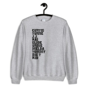 Influential Jazz Trombone List Unisex Sweatshirt (dark design)
