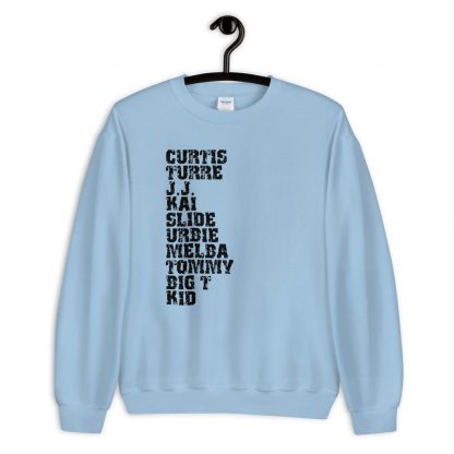 Influential Jazz Trombone List Unisex Sweatshirt (dark design) - Image 3