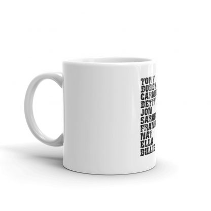 Influential Jazz Vocalists List Mug - Image 4