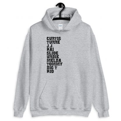 Influential Jazz Trombone List Unisex Hoodie (dark design) - Image 2
