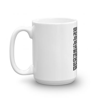 Influential Jazz Guitarists List Mug - Image 6