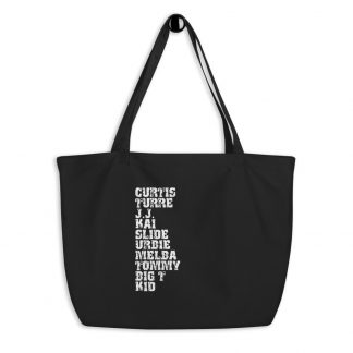 Influential Jazz Trombone List Large Organic Tote Bag (light design)