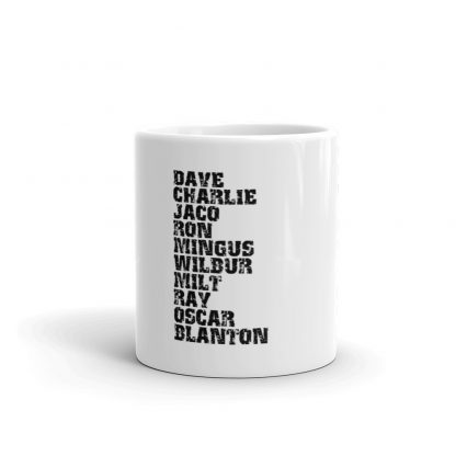 Influential Jazz Bassists List Mug - Image 2