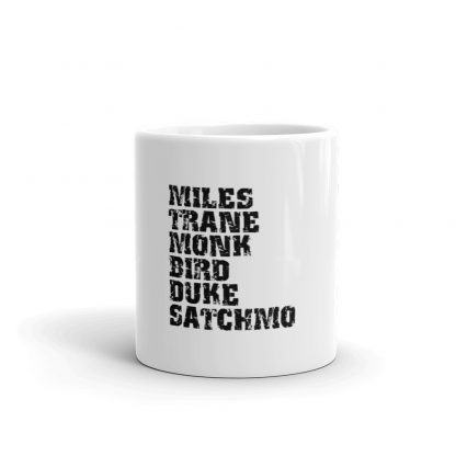 Influential Jazz Icons List Mug - Image 2
