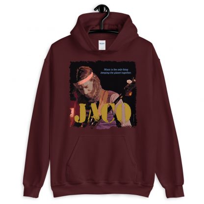 Jaco Pastorius Jazz Wisdom Unisex Hoodie - Image 3