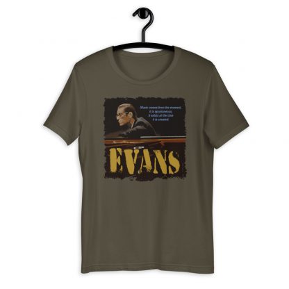 Bill Evans Jazz Wisdom Short-Sleeve Unisex T-Shirt - Image 6