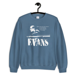 Bill Evans Jazz Wisdom Unisex Sweatshirt (1-color)