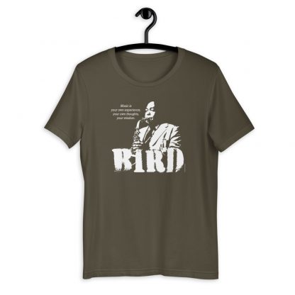 Charlie Parker Jazz Wisdom Short-Sleeve Unisex T-Shirt (1-color) - Image 4