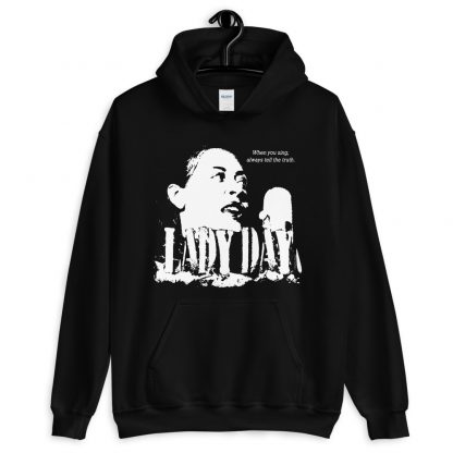 Billie Holiday Jazz Wisdom Unisex Hoodie (1-color) - Image 2