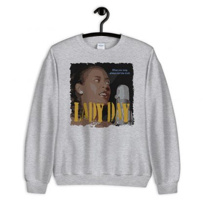 Billie Holiday Jazz Wisdom Unisex Sweatshirt - Image 3