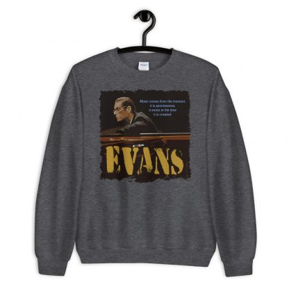 Bill Evans Jazz Wisdom Unisex Sweatshirt - Image 2