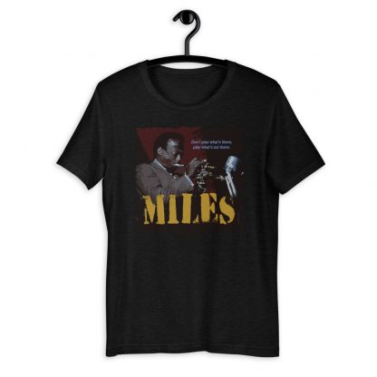 Miles Davis Jazz Wisdom Short-Sleeve Unisex T-Shirt - Image 3