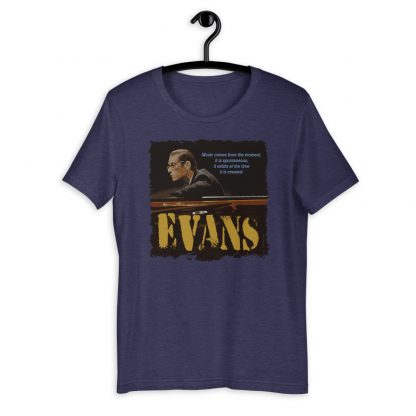 Bill Evans Jazz Wisdom Short-Sleeve Unisex T-Shirt - Image 5