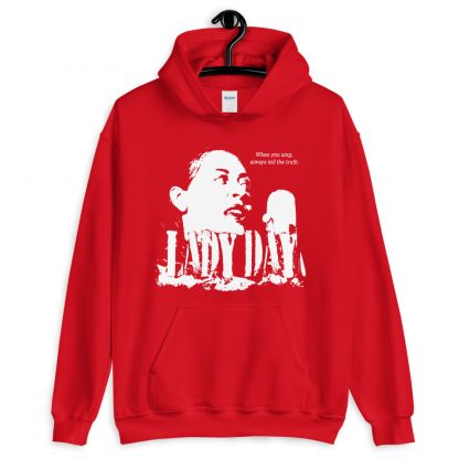 Billie Holiday Jazz Wisdom Unisex Hoodie (1-color) - Image 7