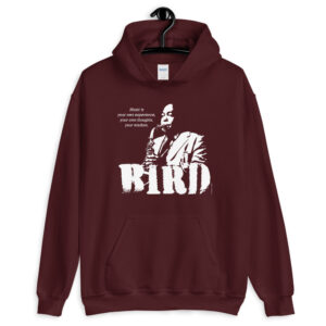 Charlie Parker Jazz Wisdom Unisex Hoodie (1-color)