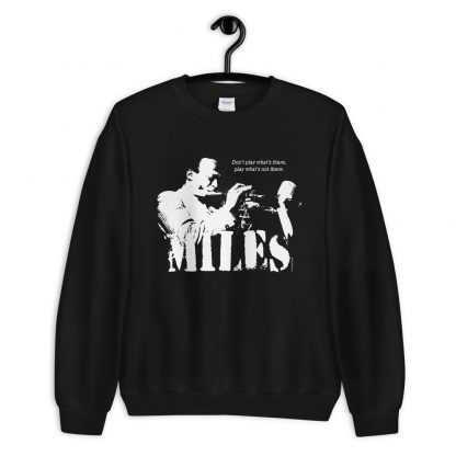 Miles Davis Jazz Wisdom Unisex Sweatshirt (1-color) - Image 2