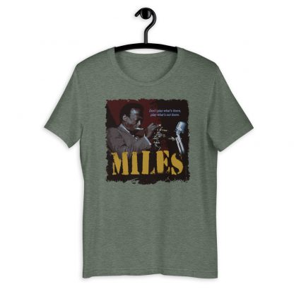 Miles Davis Jazz Wisdom Short-Sleeve Unisex T-Shirt - Image 4