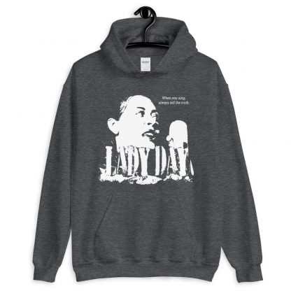 Billie Holiday Jazz Wisdom Unisex Hoodie (1-color) - Image 3