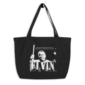 Elvin Jones Jazz Wisdom Large Organic Tote Bag (1-color)