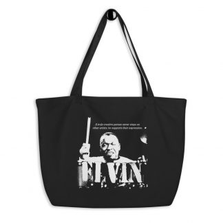 Elvin Jones Jazz Wisdom Large Organic Tote Bag (1-color)