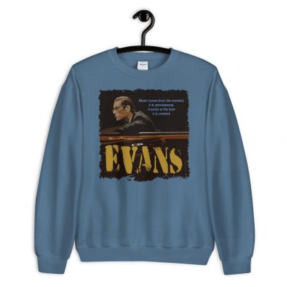 Bill Evans Jazz Wisdom Unisex Sweatshirt - Image 4