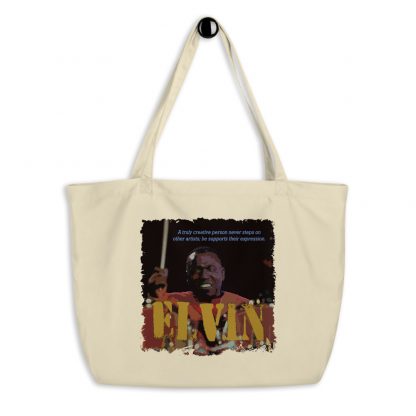Elvin Jones Jazz Wisdom Large Organic Tote Bag