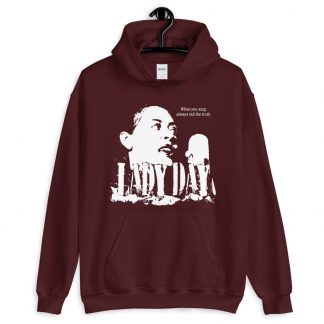 Billie Holiday Jazz Wisdom Unisex Hoodie (1-color)