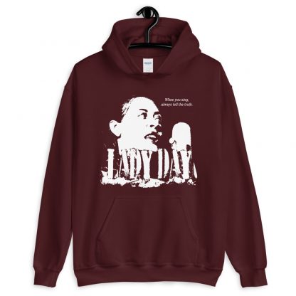 Billie Holiday Jazz Wisdom Unisex Hoodie (1-color)