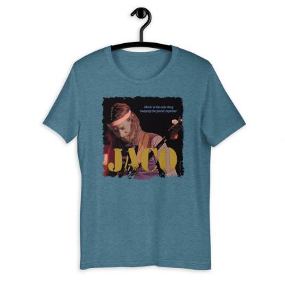 Jaco Pastorius Jazz Wisdom Short-Sleeve Unisex T-Shirt - Image 9