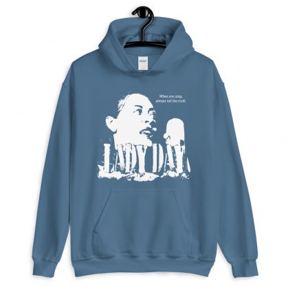 Billie Holiday Jazz Wisdom Unisex Hoodie (1-color) - Image 6