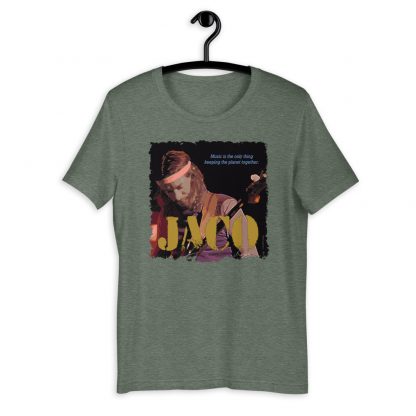 Jaco Pastorius Jazz Wisdom Short-Sleeve Unisex T-Shirt - Image 4