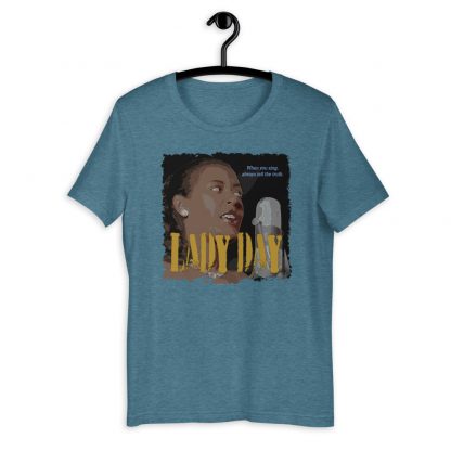 Billie Holiday Jazz Wisdom Short-Sleeve Unisex T-Shirt - Image 9