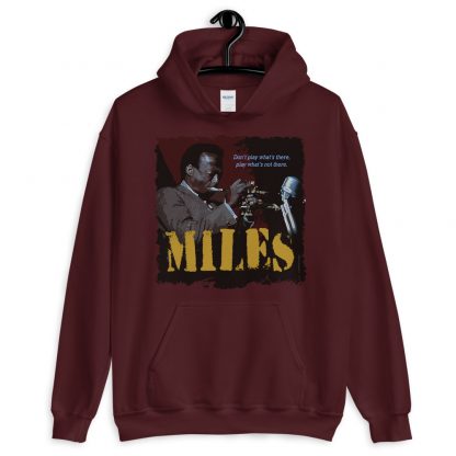 Miles Davis Jazz Wisdom Unisex Hoodie - Image 3