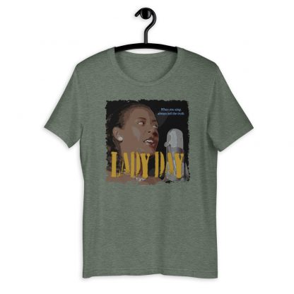 Billie Holiday Jazz Wisdom Short-Sleeve Unisex T-Shirt - Image 4