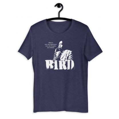 Charlie Parker Jazz Wisdom Short-Sleeve Unisex T-Shirt (1-color) - Image 3