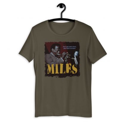 Miles Davis Jazz Wisdom Short-Sleeve Unisex T-Shirt - Image 6