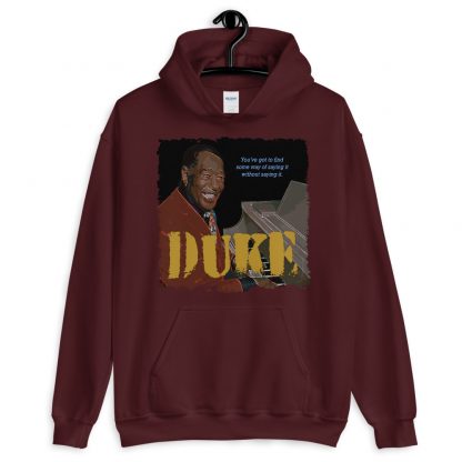 Duke Ellington Jazz Wisdom Unisex Hoodie - Image 3