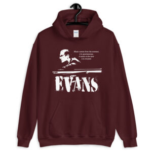 Bill Evans Jazz Wisdom Unisex Hoodie (1-color)