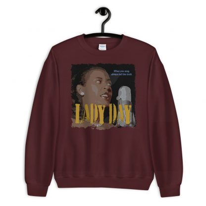Billie Holiday Jazz Wisdom Unisex Sweatshirt - Image 5