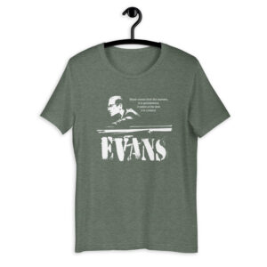 Bill Evans Jazz Wisdom Short-Sleeve Unisex T-Shirt (1-color)