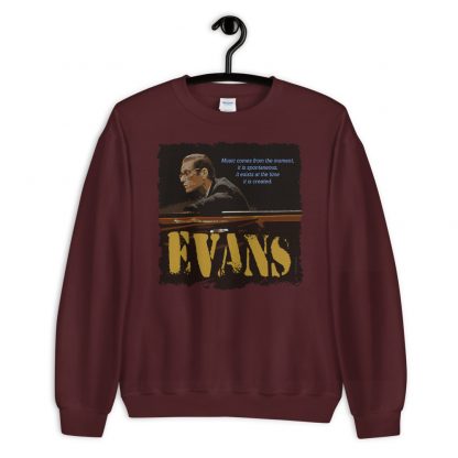 Bill Evans Jazz Wisdom Unisex Sweatshirt - Image 5