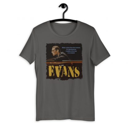 Bill Evans Jazz Wisdom Short-Sleeve Unisex T-Shirt - Image 7