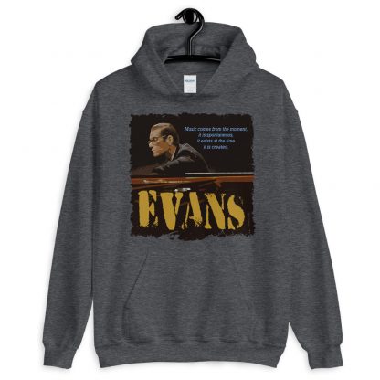 Bill Evans Jazz Wisdom Unisex Hoodie - Image 2