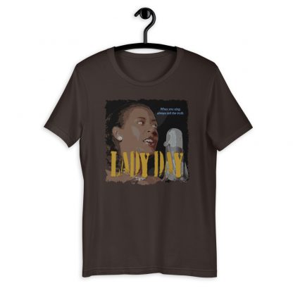 Billie Holiday Jazz Wisdom Short-Sleeve Unisex T-Shirt - Image 2