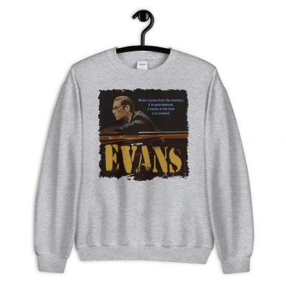 Bill Evans Jazz Wisdom Unisex Sweatshirt - Image 3