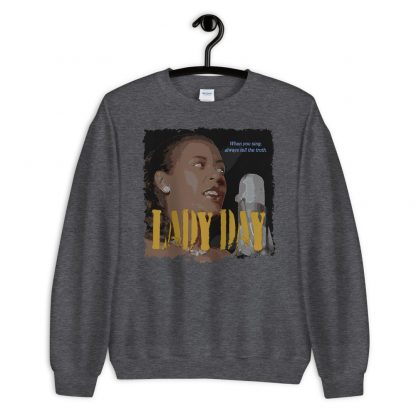 Billie Holiday Jazz Wisdom Unisex Sweatshirt - Image 2