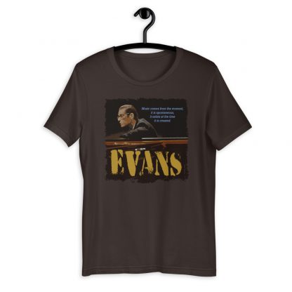 Bill Evans Jazz Wisdom Short-Sleeve Unisex T-Shirt - Image 2
